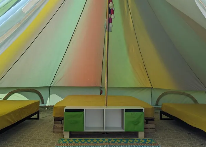 Belle Village, Non Electric ,Rent A Bell Tent, Bedding Not Supplied