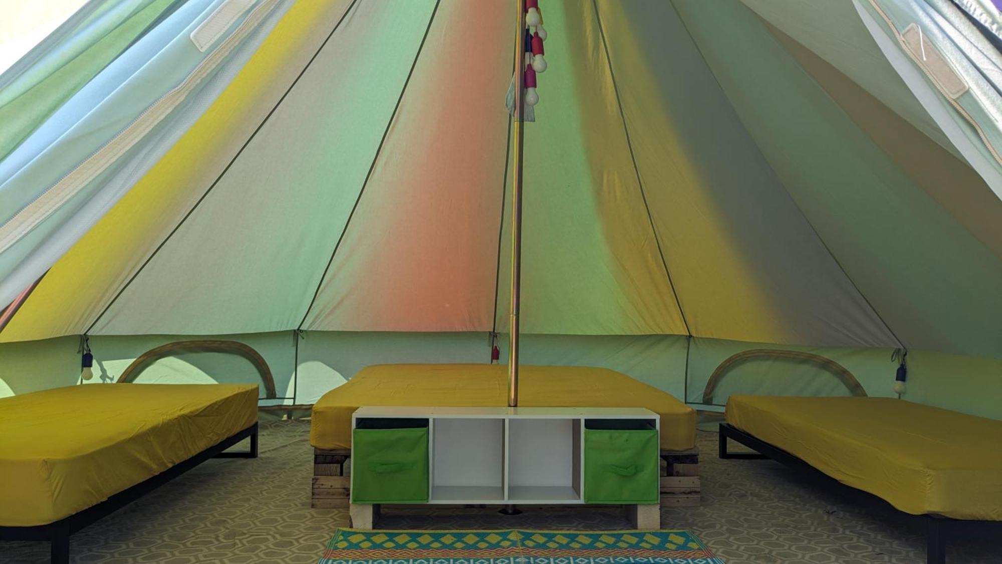 Campsite Belle Village, Non Electric ,rent A Bell Tent, Bedding Not Supplied